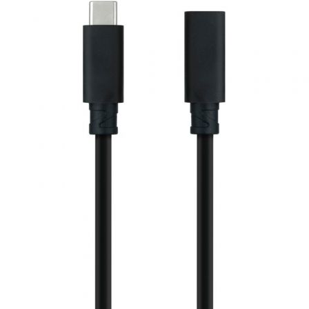 Nanocable 10.01.4500 Cable Alargador USB-C 3.2 Gen2x2 Macho-Hembra 20Gbps 100W 4K 50cm Negro Nanocable 10.01.4500 Cable Alargador USB-C 3.2 Gen2x2 Macho-Hembra 20Gbps 100W 4K 50cm Negro